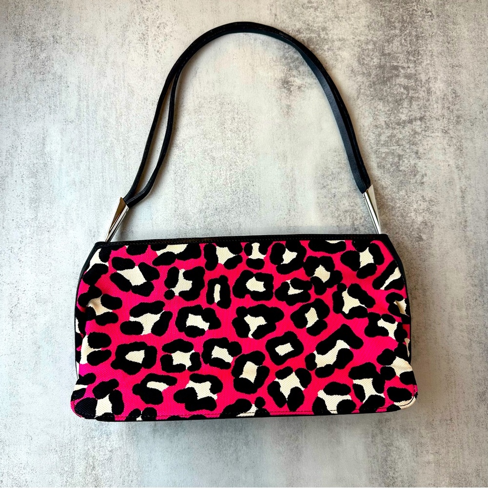 Bottega Veneta Vintage Leopard Shoulder Bag